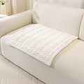 OstepDecor Couch Cover for Dogs, Washable Non Slip Sofa Cover for Pets | Soft Couch Covers for Sofa, Loveseat and Sectional, Furniture Protector Against Pet Hair & Dirt (27.6" x 27.6", White) by OstepDecor