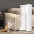 Generic Cat Scratch Furniture Protector, 15.8"x157" Thick Vinyl Couch Protector, Clear Self-Adhesive Cat Tape for Furniture, Sofa, Door, Walls by Unknown