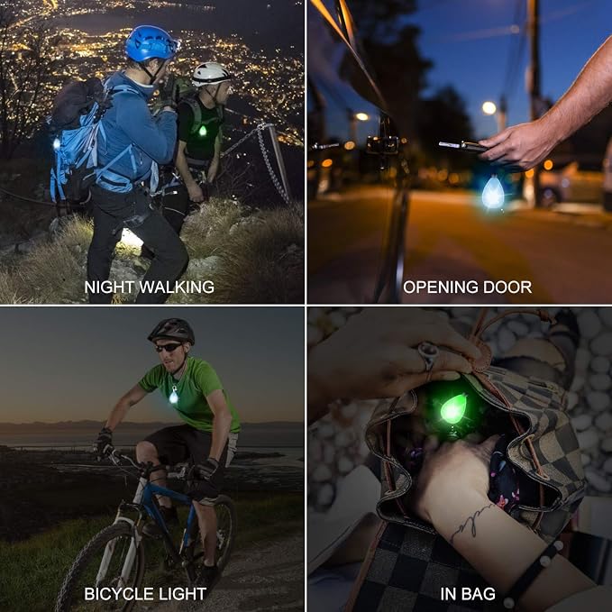 2-Pack Rechargeable Dog Light, Dog Collar Light,Waterproof,3 Modes LED Dog Safety Lights,Multiple Color Options,Clip On Collar, Leash or Harness，Night Light for Running,Walking - Image 5