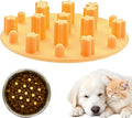 Slow Feeder Insert for Cat Dog Bowls, Anti-Choking Silicone with Strong Suction Cups, Fits Most Cat Bowls, Ideal for Puppy Small Medium Breeds by Unknown