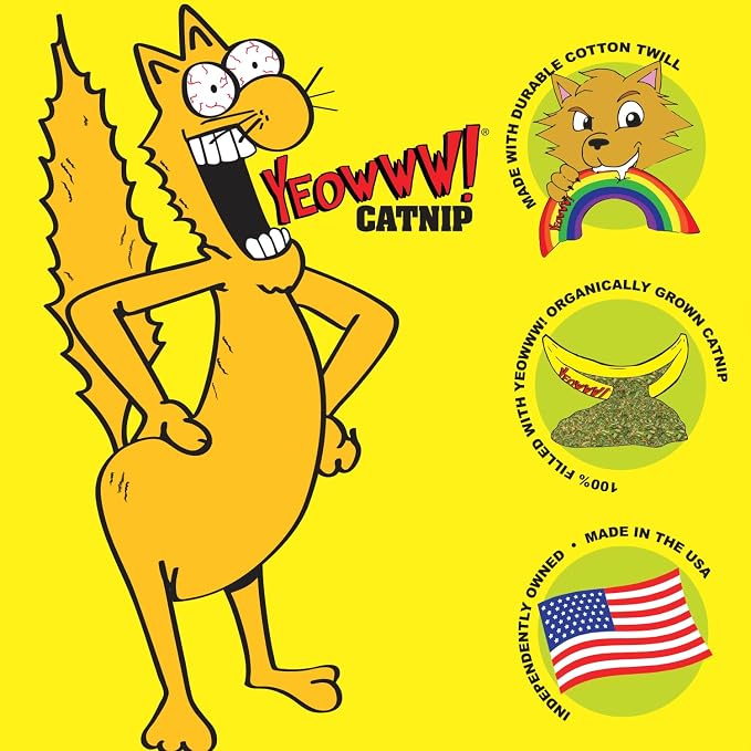 Yeowww!, Strawberries Catnip Cat Toy, 3 Count - Image 5