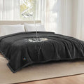 Luciphia Waterproof Blanket for Large Dog, Reversible Sherpa Bed Cover | waterproof pet blanket sherpa fleece reversible couch cover bed protector from spills scratches, Black 100" x 85" by luciphia