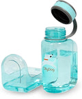 OllyDog OllyBottle Tritan Water Bottle with Detachable Dog Bowl | BPA Free Leakproof | 20oz | Share Water with Your Dog | Hiking Travel Camping (600ML, Aqua Blue) by OllyDog