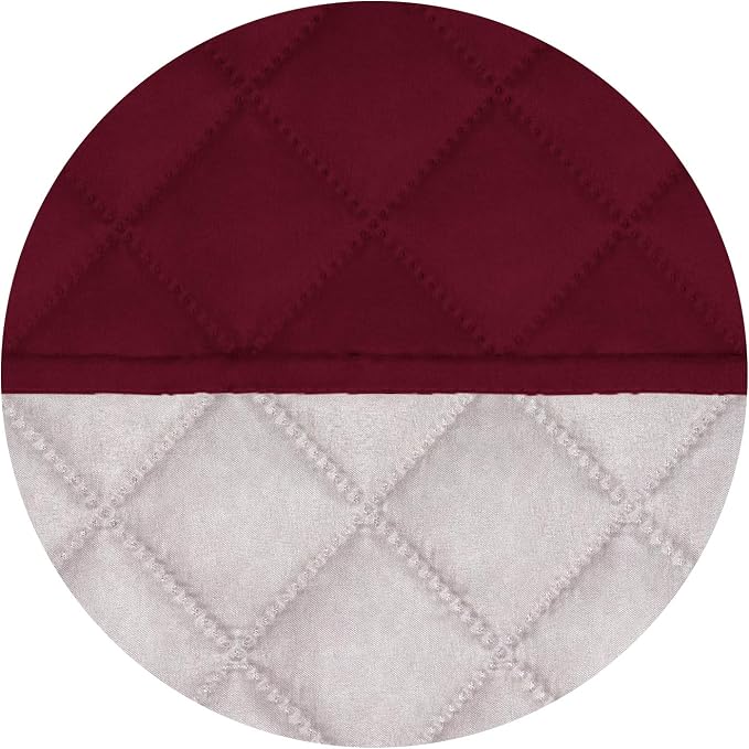 PureFit Reversible Quilted Couch Covers for Dogs Oversized Sofa Cover 78” | Red/Ivory, Water Resistant Couch Protector, Washable Pet Couch Cover with Non Slip and Elastic Straps For Kids - Image 5