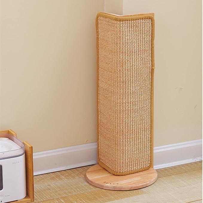 SHENGOCASE 2-Pack 20.5" Tall Wall Sofa Couch Corner Cat Sisal Scratcher,Scratching Post,Replaceable Sisal Scratch Pad Mat, Couch Protector - Image 4