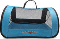 Pet Travel Bag for Originals & Minis, Small Pet Carrier w/Mesh & Nylon Lining, Dog Carrier for Medium Dogs, Versatile Kitten Carrier & Puppy Carrier, Easy to Clean, Blue - Perfect Petzzz by PerfectPetzzz