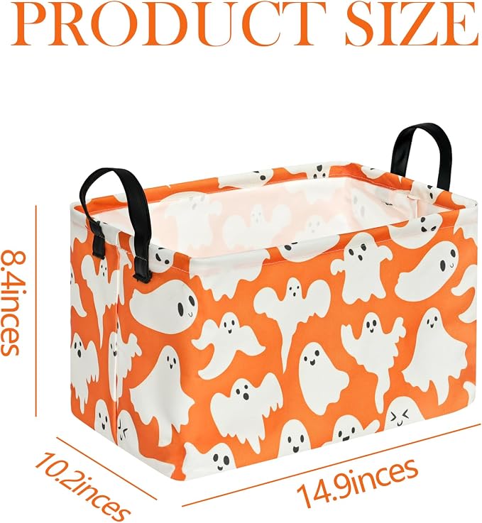 Rectangle Gift Storage Basket Home Shelf Storage Basket Organizer Box Clothes Laundry Hamper Nursery Basket Laundry Basket with Handles - Image 2