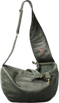 Noah & Paw Dog Sling Carrier for Small Dogs 5-18lb, Dog Sling for Small Dogs and Cats, Dog Carrier with Adjustable Padded Strap, Vegan Denim Lined with Fur, 3X Safety Features, Machine Washable by NoahPaw