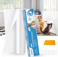 Door Protector from Dog Scratching, 197"x12" Anti Cat Scratch Furniture Protector, Single-Sided Sticky Thicken Vinyl Couch Protector from Cat Claws for Furniture Sofa Door Walls (30 Pins) by Jaolee