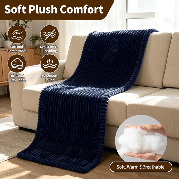 Leakproof Couch Cover for Dogs, Non Slip Washable Sofa Protector | Stain-Resistant Window Seat Cushions Chair Mat Car Seat Cover for Kids Pets (NavyBlue 27.6" x 82.7") - Image 2