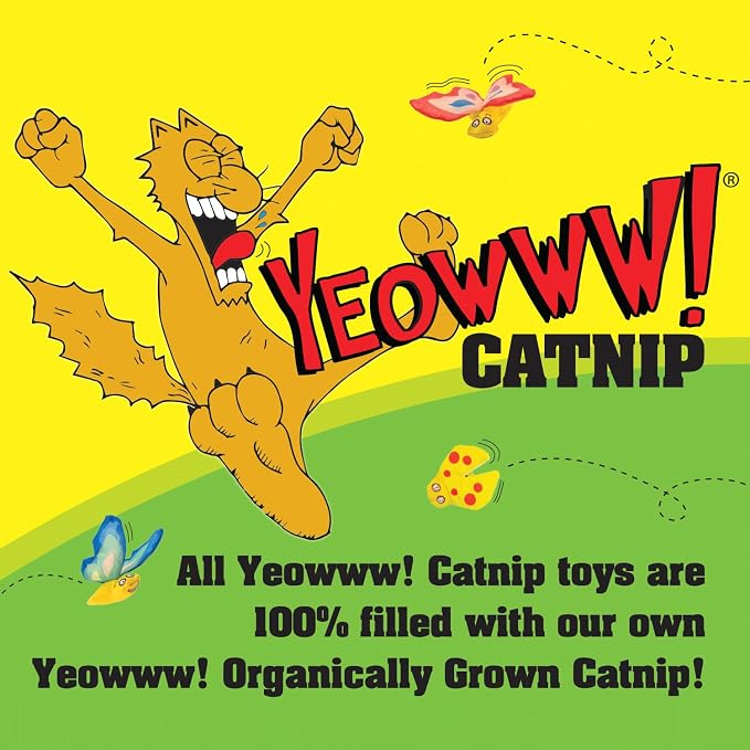 Yeowww!, Strawberries Catnip Cat Toy, 3 Count - Image 6