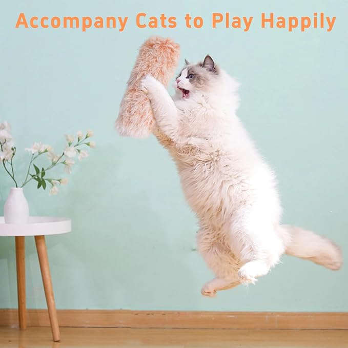 3 Pack Catnip Toys,Soft and Durable Cat Pillows Toys, Funny cat Toy | Rich Color Catnip toy, Cat toys for indoor cats, Indoor Interactive toy, cat kicker toy, Companion Toys for Cats (Purple Set) - Image 6