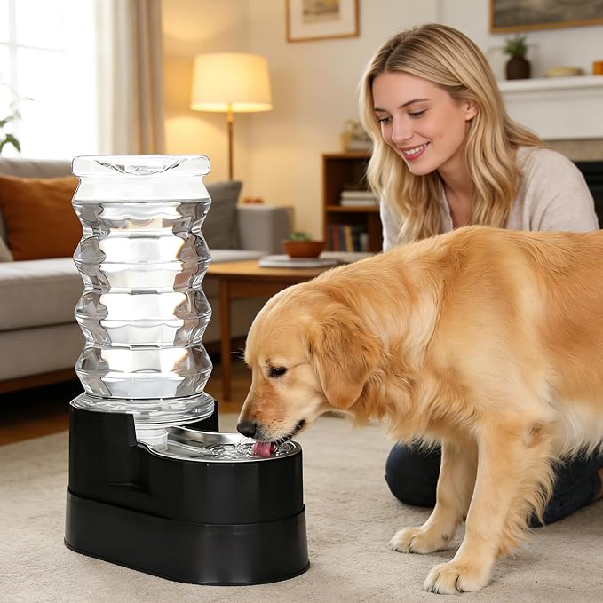 RIZZARI 8L Elevated Dog Waterer: Comfort Height Design | Gravity Fed/No Power Needed/Anti-Spill Base/for Senior Dogs & Large Breeds/Living Room/Garden/ Easy-Clean - Image 7
