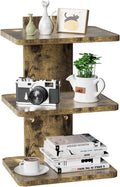 WALI Floating TV Shelf, 3 Tier Projector Shelf for DVD Player, Routers, Game Console, Cable Boxes, Living Room Decor Accessories, Wall Mount Shelves Holds Up to 22lbs(CS303NC), 3-Shelf, Vintage Brown by WALI