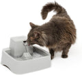 PetSafe Oasys Pet Fountain, 1/2 Gallon (64 oz), Small Dogs & Cats | Adjustable Water Flow, Whisker-Friendly Tray, Dishwasher-Safe, Replaceable Carbon & Foam Filters Included by PetSafe
