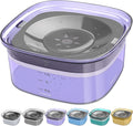 UPSKY 70oz Dog Water Bowl, No Spill Slow Drinking Feeder for Messy Drinker | Large Capacity, Spill Proof, Prevent Pet Prevents Choking, Anti-Slip, Visible Water Level, Suitable for Travel and Car Trips by UPSKY