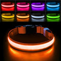 PcEoTllar Light up Dog Collar, for Night Walking, Adjustable, Orange, S | Colorful RGB Light, Waterproof, For Small Medium and Large Dogs, Durable Material, USB to Charge by PcEoTllarPetSupplies