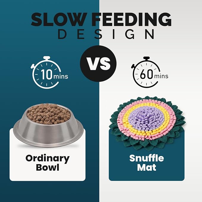 PET ARENA Interactive Dog Snuffle Feeding Mat Adjustable Nose Work Toy | Encourages natural foraging, reduces boredom, slows eating, supports mental stimulation, and features an adjustable design. - Image 5