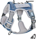 AUROTH Tactical Dog Harness for Small Medium Large Dogs No Pull Adjustable Pet Harness Reflective K9 Working Training Easy Control Pet Vest Military Service Dog Harnesses (M, Denim Blue) | Heavy Duty with Handle, Breathable Padded, Reflective, Military... by AurothPets