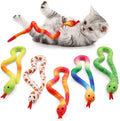 CiyvoLyeen Plush Snake Catnip Toys for Indoor Cats 5 Pack | Interactive Snake Cat Chew Kicker Toys, Boredom Relief, Soft Durable Plush with Catnip, Funny Gift for Cat Lovers & Kitten by CiyvoLyeen