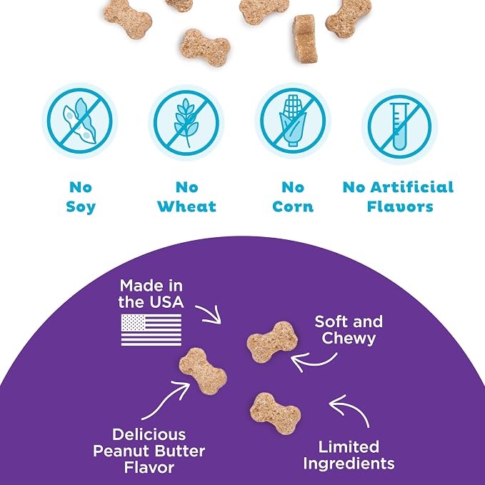 Outward Hound Nina Ottosson Puzzle Bitez Dog Treats, Peanut Butter, 7.5 oz | USA Made, Healthy Bite-Sized Treats for Training Reward & Interactive Puzzle Toys, No Artificial Additives, Dogs & Puppies - Image 3