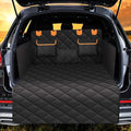 4-in-1 SUV Cargo Liner for Dogs, Non-Slip Water Resistant Pet Trunk Mat with Side Flaps Protector & Back Seat Organizer, Dog Backseat Cover for SUVs Vans（54" W x 88" L） by EasyHaWei