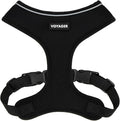 Best Pet Supplies Voyager Aerolite Over the Head Dog Harness, No Pull Breathable Air Mesh Vest, Quick Dry with Reflective Stitching, Adjustable Escape Resistant Harness - Black, X-Large by BestPetSuppliesLLC