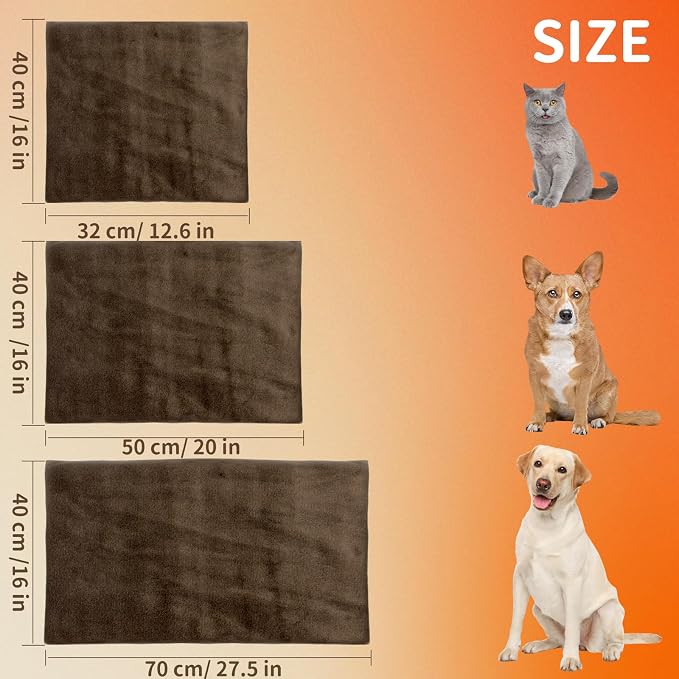 NAMOTEK Pet Heating Pad Adjustable Temperature with Timer, Waterproof Heated Mat with Chew Resistant Cord, Auto Power-Off Electric Indoor Pet Heat Pad for Dogs and Cats - Image 6