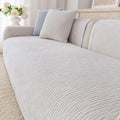 Waterproof Couch Cover for Dogs,Nonslip Sofa Cover for L Shaped Sofa,Washable Furniture Protector Pet Friendly(White,36"x70") by Buzyset