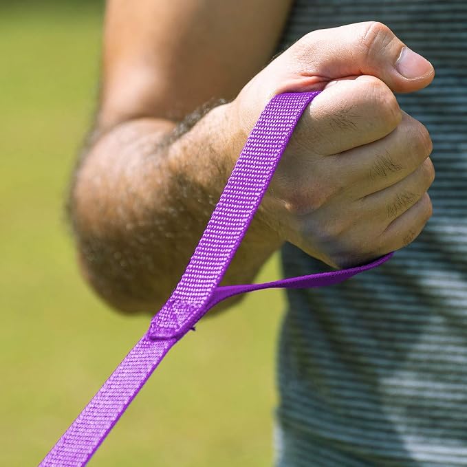 Hi Kiss Dog/Puppy Obedience Recall Training Agility Lead - 15ft 20ft 30ft 50ft 100ft Training Leash - Great for Training, Play, Camping, or Backyard Purple 100 Feet - Image 2