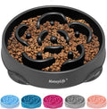 MateeyLife 1-Pack Slow Feeder Dog Bowls, 4 Cups, Dog Puzzle Feeder Bowl | Food-contact safe, dishwasher safe, non-slip base, maze design, for fast eaters, for dogs and cats, daily mealtimes by MateeyLife