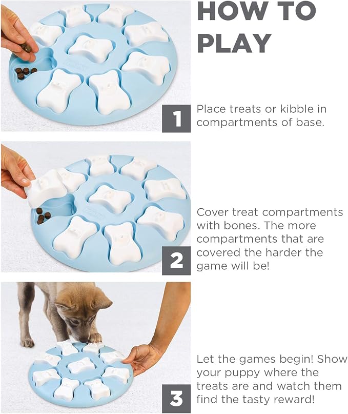 Outward Hound Nina Ottosson Puppy Tornado Dog Puzzle Interactive Treat Puzzle Dog Enrichment Dog Toy for Puppies, Level 2 Intermediate, Pink - Image 5