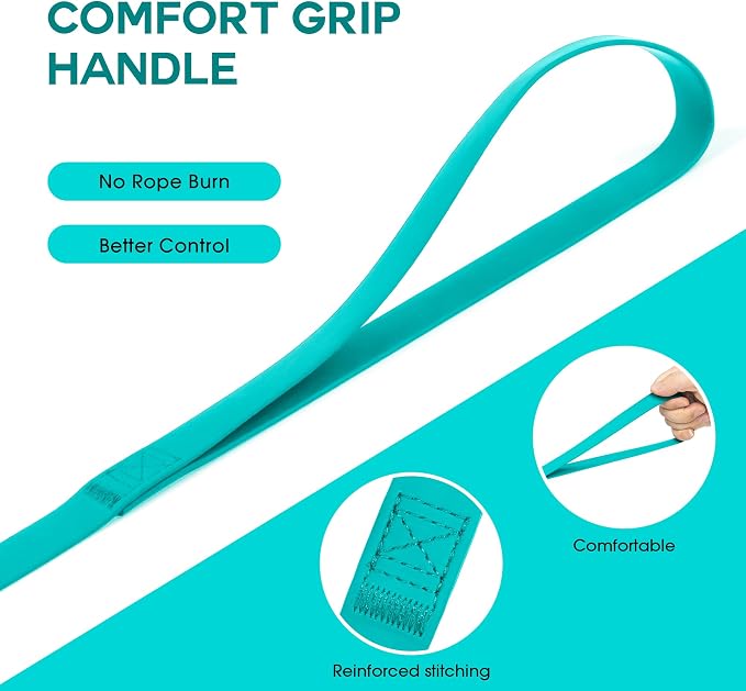 Wolfone Waterproof Dog Leash 20FT Long Line Recall Training Lead | Long Dog Lead PVC coated waterproof leash with easy clean surface, strong training rope for recall hiking and beach trips - Image 6