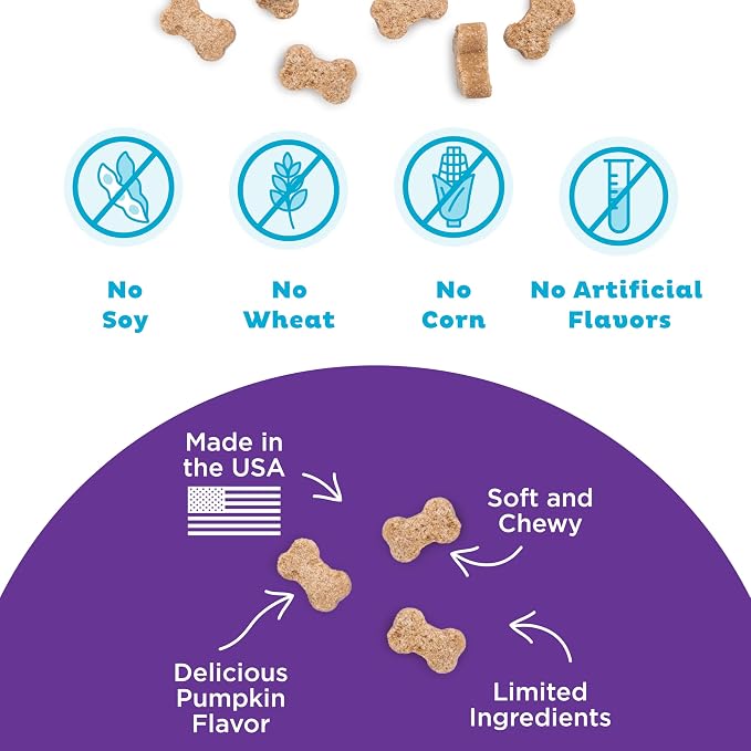 Outward Hound Nina Ottosson Puzzle Bitez Dog Treats, Pumpkin, 7.5 oz | USA Made, Healthy Bite-Sized Treats for Training Reward & Interactive Puzzle Toys, No Artificial Additives, Dogs & Puppies - Image 4
