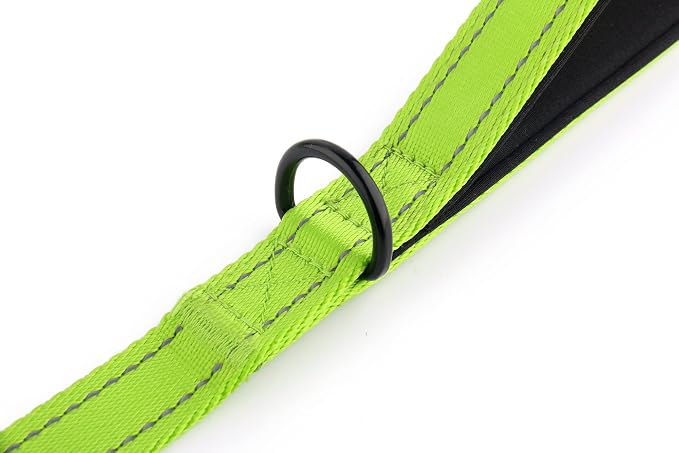 Dog Leash 6ft Long,Traffic Padded Two Handle,Heavy Duty,Reflective Double Handles Lead for Control Safety Training,Leashes for Large Dogs or Medium Dogs,Dual Handles Leads(Green) - Image 6
