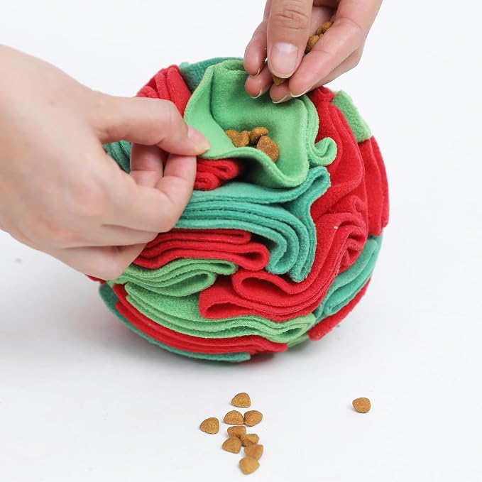 Ablechien Snuffle Ball for Dogs - Interactive Dogs Toys to Keep Them Busy, Dog Puzzle Toy, Dog Enrichment Toys for Small, Medium Pets Daily Companionship, Training Reward Gift - Image 2