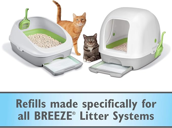 Purina Tidy Cats Cat Litter Breeze Pads Refill Pack Multi Cat Litter Pads - 8 ct. Bag - Image 7