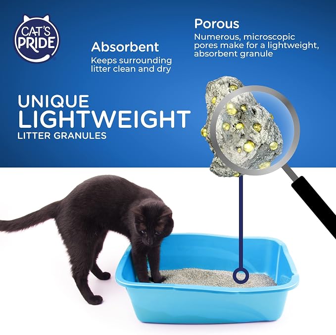 Cat's Pride Max Power: Total Odor Control - Up to 10 Days of Powerful Odor Control - Strong Clumping - Hypoallergenic - 99% Dust Free - Multi-Cat Litter, Unscented, 15 Pounds (Pack of 2) - Image 4