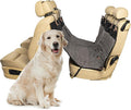 PetSafe Happy Ride Quilted Dog Car Seat Cover, Hammock, Black | Dog Hammock Seat Cover for Car, Scratch-Resistant Quilted, 4 Adjustable Headrest Straps, Nonslip Backing, Machine Washable by PetSafe