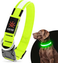 Illumifun LED Dog Collar, USB Rechargeable Light Up Dog Collar Glow in the Dark (Green, Medium) by Illumifun