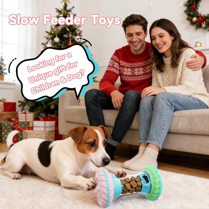 MateeyLife Interactive Dog Puzzle Toy for Small Medium Large Dogs | Adjustable Treat Dispensing Slow Feeder, Interactive Dog Toys Roller, Boredom Relief Enrichment Toys to Keep Them Busy - Image 7