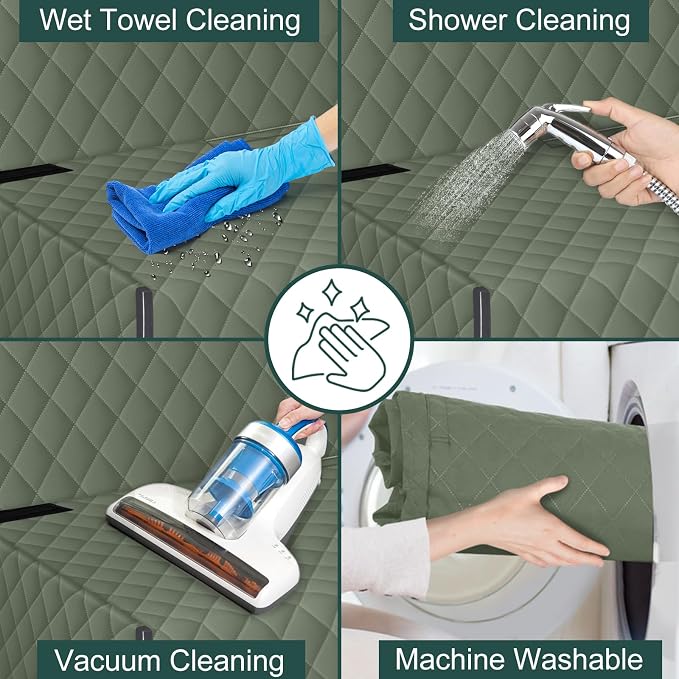 Waterproof Dog Backseat Cover for Cars, Non-Slip Pet Seat Protector, Green - Image 5