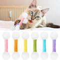 CiyvoLyeen Plush Cotton Swab Catnip Toys for Indoor Cats 6 Pack | Cat Chew Kicker Toys, Boredom Relief, Interactive Play, Soft Durable Plush with Catnip, Funny Gift for Cat Lovers & Kitten by CiyvoLyeen