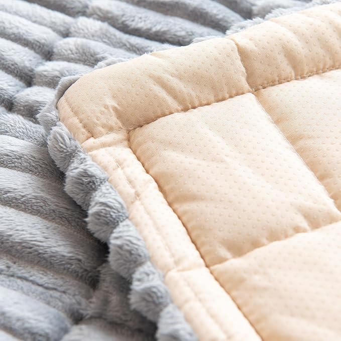 Pet Couch Covers Protector for Dogs Sofa Slipcovers Washable Cushion Cover | Non slip,scratch-proof furniture protector fits I-shape armchair,loveseat,recliner,sectional sofa pads(grey,27in*71in) - Image 8