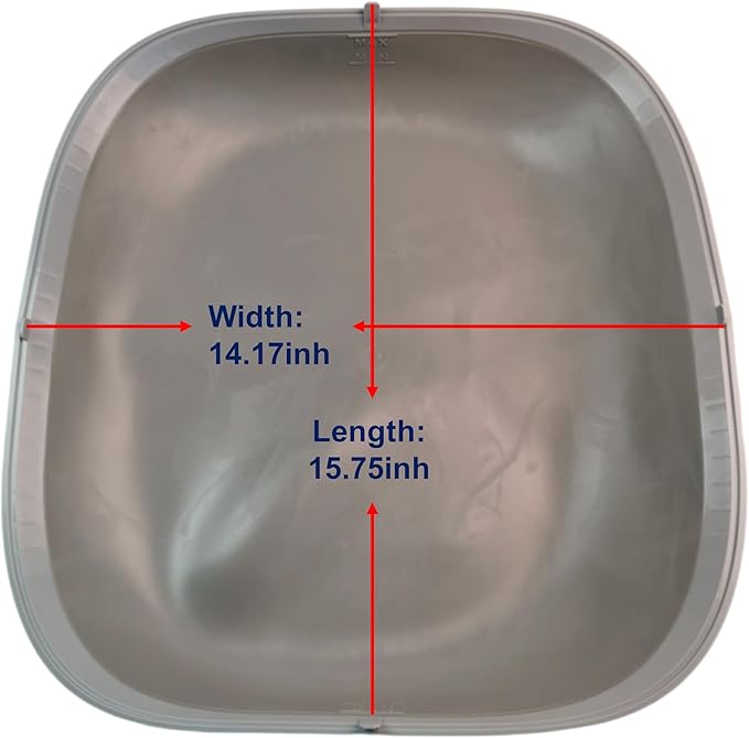 Silicone Cat Litter Pad Fits 65L Litter &9L Waste Bins Self-Cleaning Box Waterproof Anti-Stick - Image 4