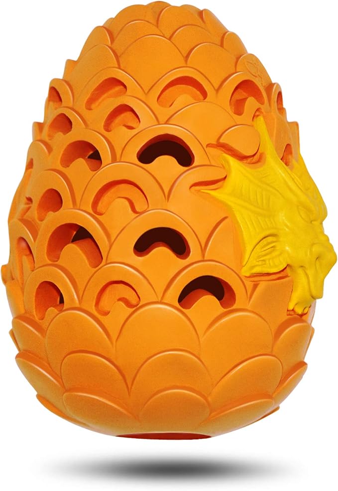 Lasts 6X Longer Chew Toy for Power Chewers, Indestructible for Training | Tough Treat Dispenser for Large Dogs, Durable Puzzle, Good for Dental Health, Easy to Clean by MCworks