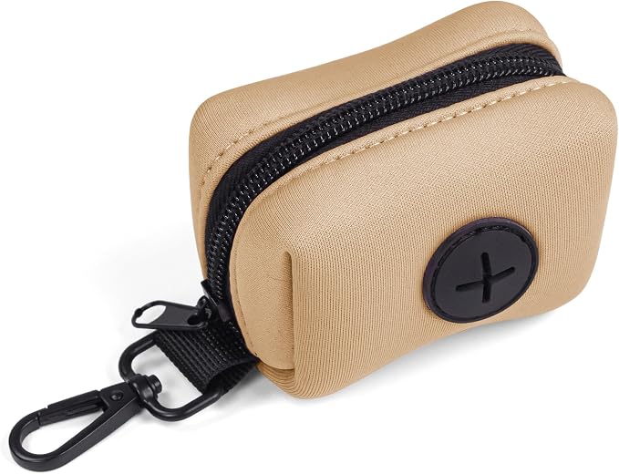 Wolfone Dog Waste Bag Holder, Leash Poop Bag Dispenser with Secure Clip | Secure Clip Design Durable & Odor-Free Universal Bag Fit Lightweight & Portable Stylish Color Options by Wolfonepetsupplies