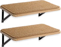 2Pack Wooden Cat Wall Shelves with Sisal Mat,16x9.8 Inch Cat Wall Step and Bed for Sleeping,Scratching and Playing. by Unknown