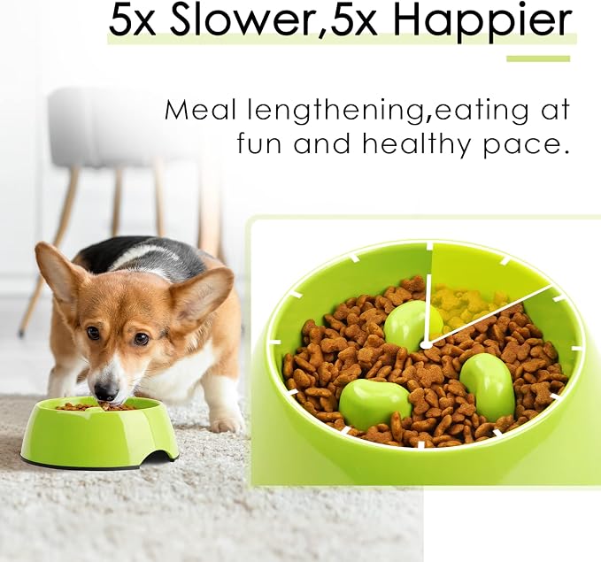 Super Design Slow Feeder Dog Bowl, 1 Cup, Non-Slip, Heat-Resistant, Sturdy, Dishwasher Safe, Suitable for Large Dogs - Image 3