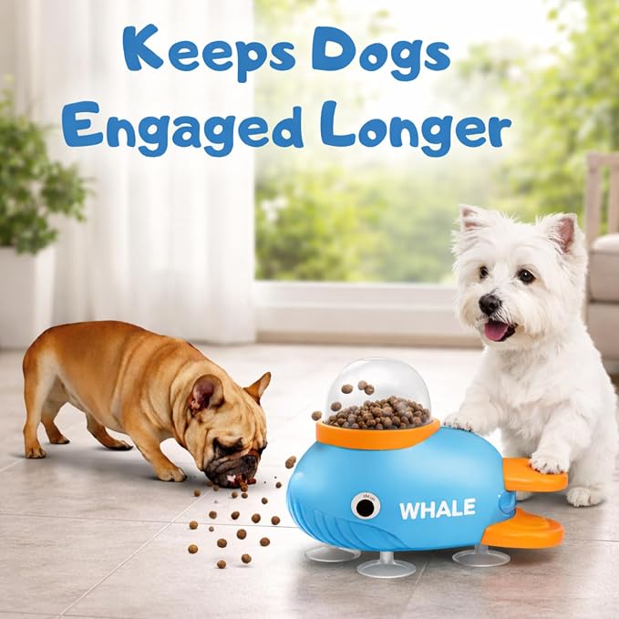 Interactive Dog Toy with Suction Cups, Treat Dispensing Slow Feeder Puzzle for Small & Medium Dogs – Keeps Dogs Busy & Reduces Boredom - Image 2